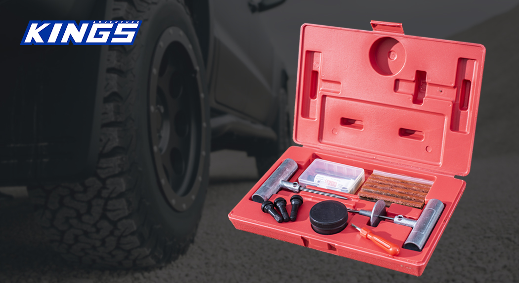 Adventure Kings Tyre Repair Kit 47 Piece For Tubed and Tubeless Tyres